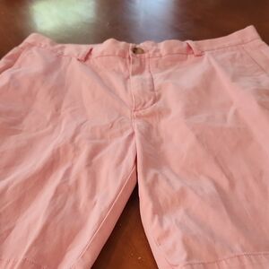 Vineyard Vines Pink Flat Front Men Shorts